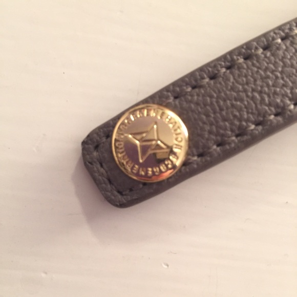 BCBC SWEET taupe leather bangle bracelet - Picture 3 of 5